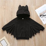 Toddler Kids Baby Boys Sets Bat Hooded Long Sleeve طقم الأولاد الصغار شكل خفاش بأكمام طويلة وغطاء للرأس